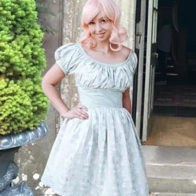 1950s Pattern, Dixie Marilyn Monroe Style 'Easy to Sew' Cottagecore Dirndl Dress - Multi-sizes
