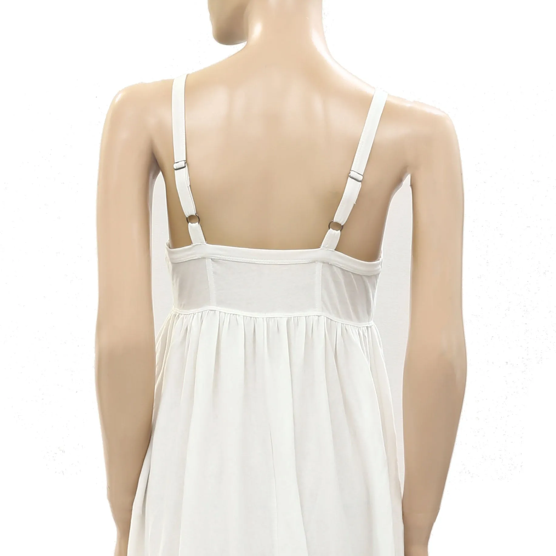 Anthropologie Asymmetrical Slip Maxi Dress