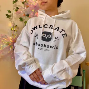 #bookowls Hoodie — White