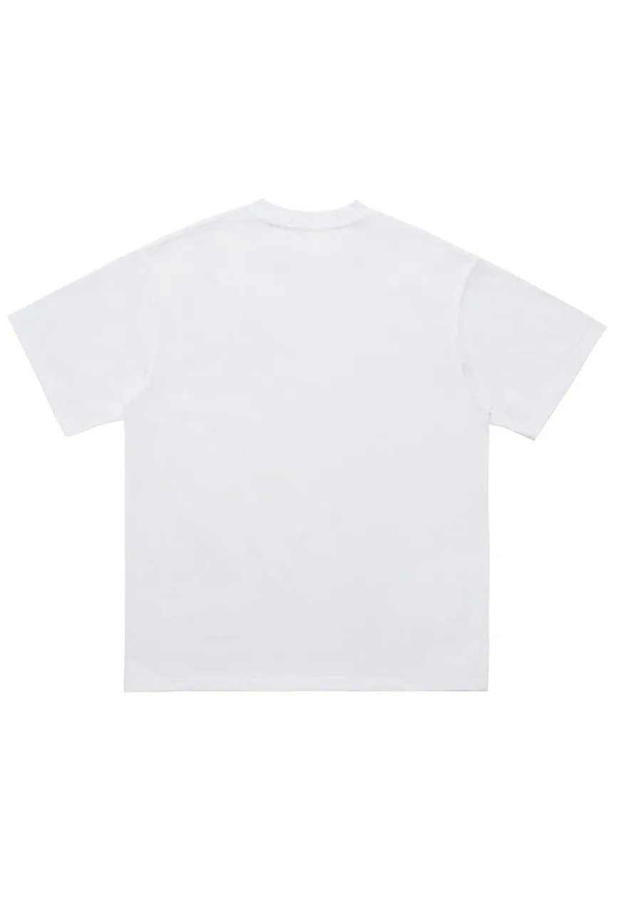 Dark aesthetic t-shirt x-ray tee retro lungs print top Black