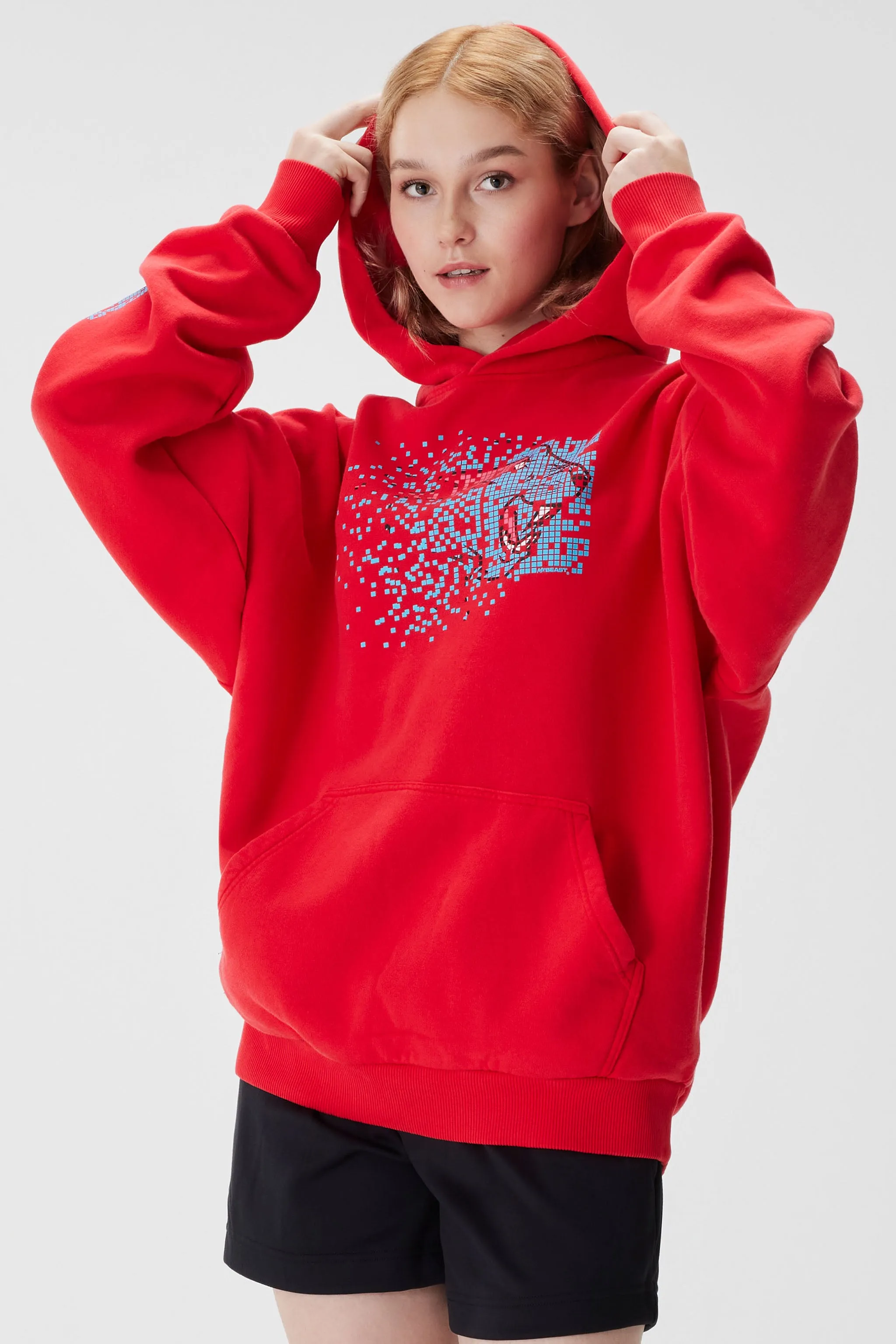 DATABLOCKER HOODIE - RED