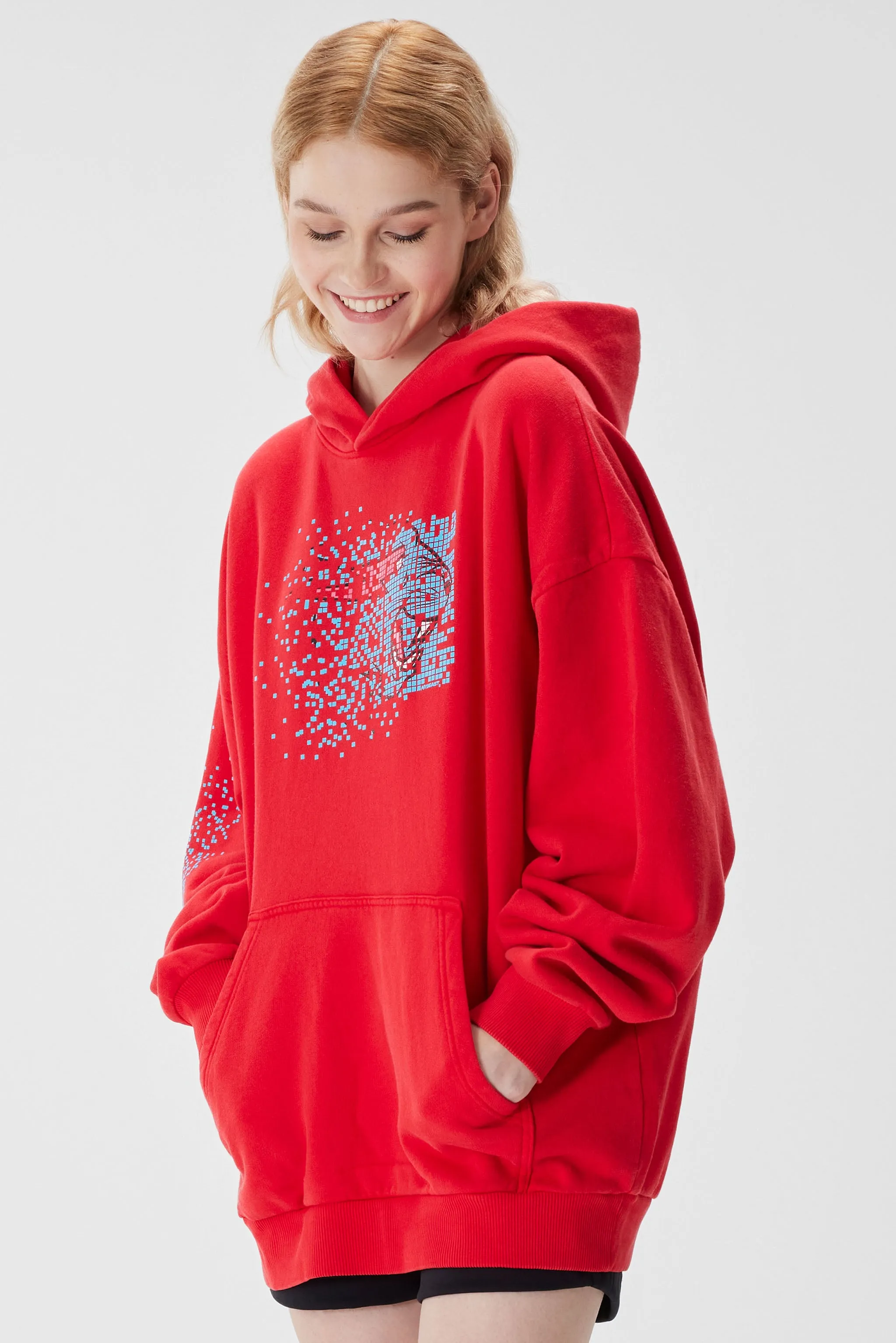 DATABLOCKER HOODIE - RED