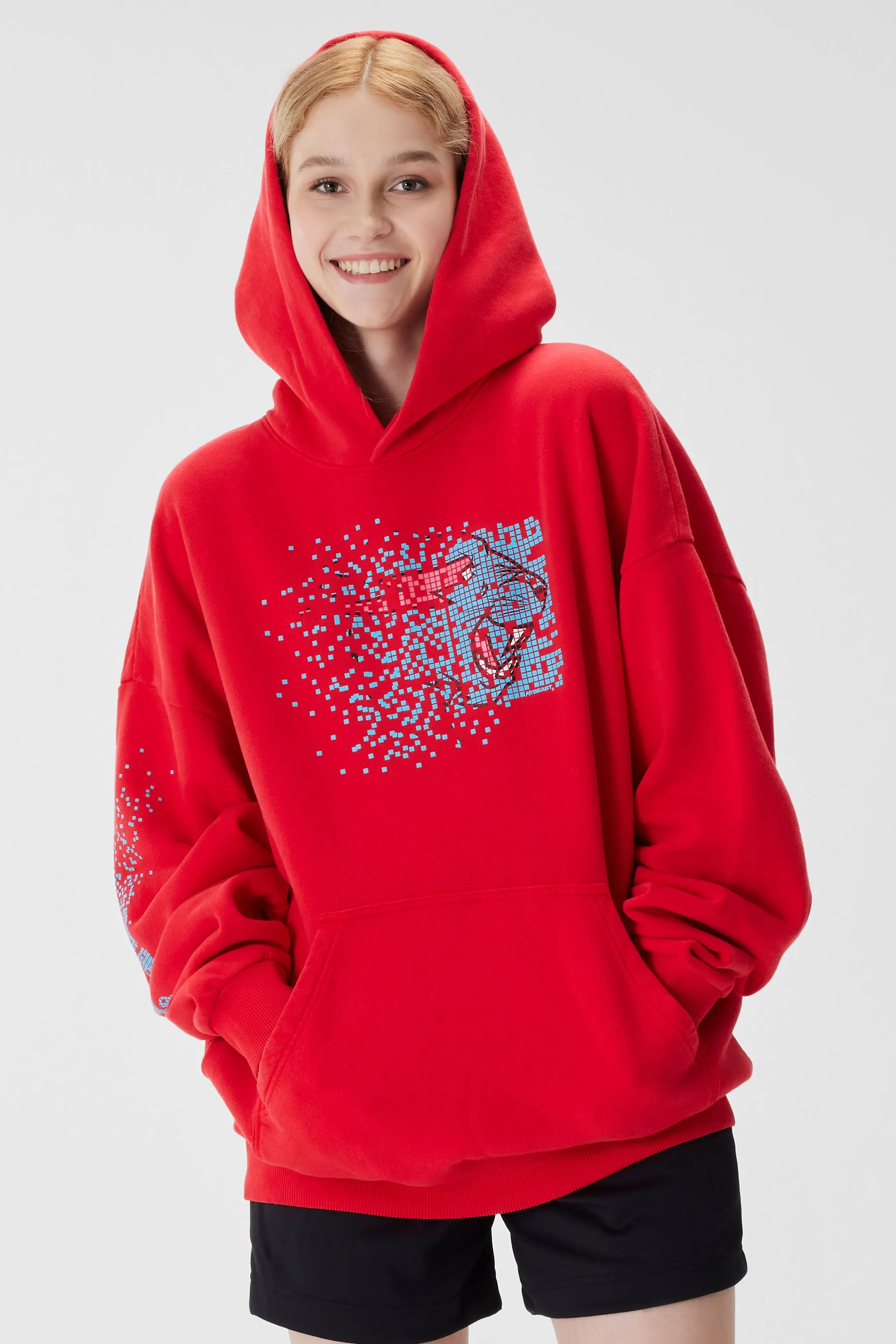 DATABLOCKER HOODIE - RED