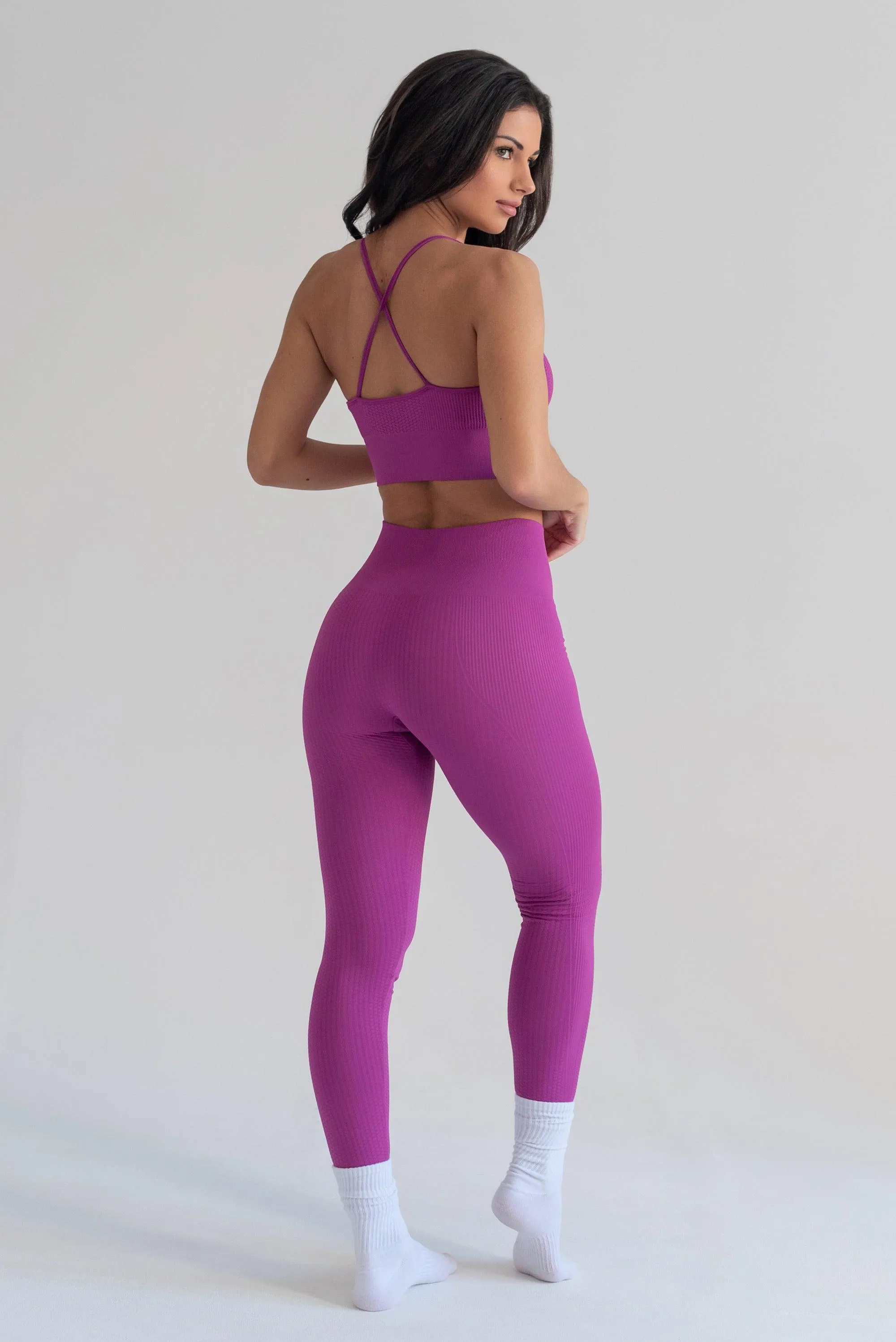 Flow Legging en Orquidea
