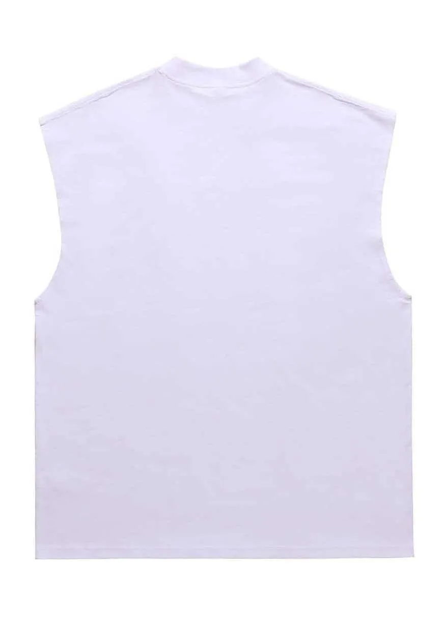 Horror film sleeveless t-shirt Gothic tank top surfer vest