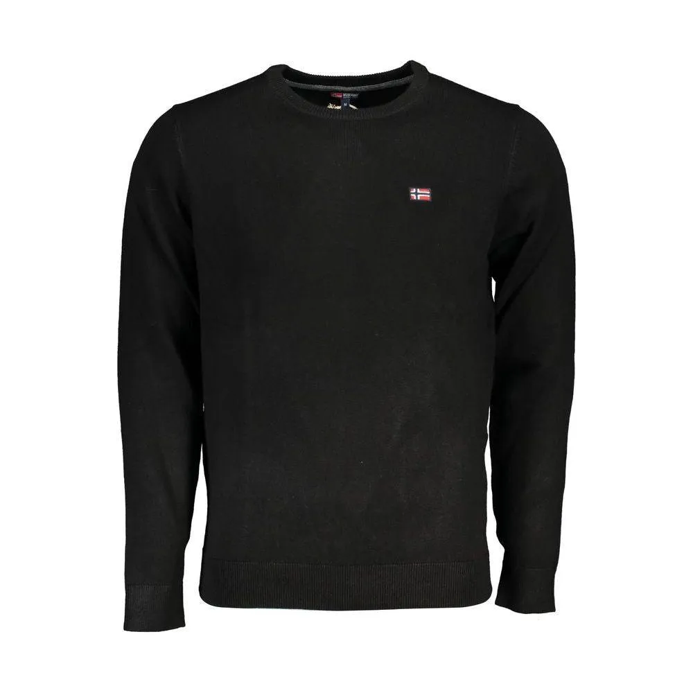 Norway 1963 Black Fabric Sweater