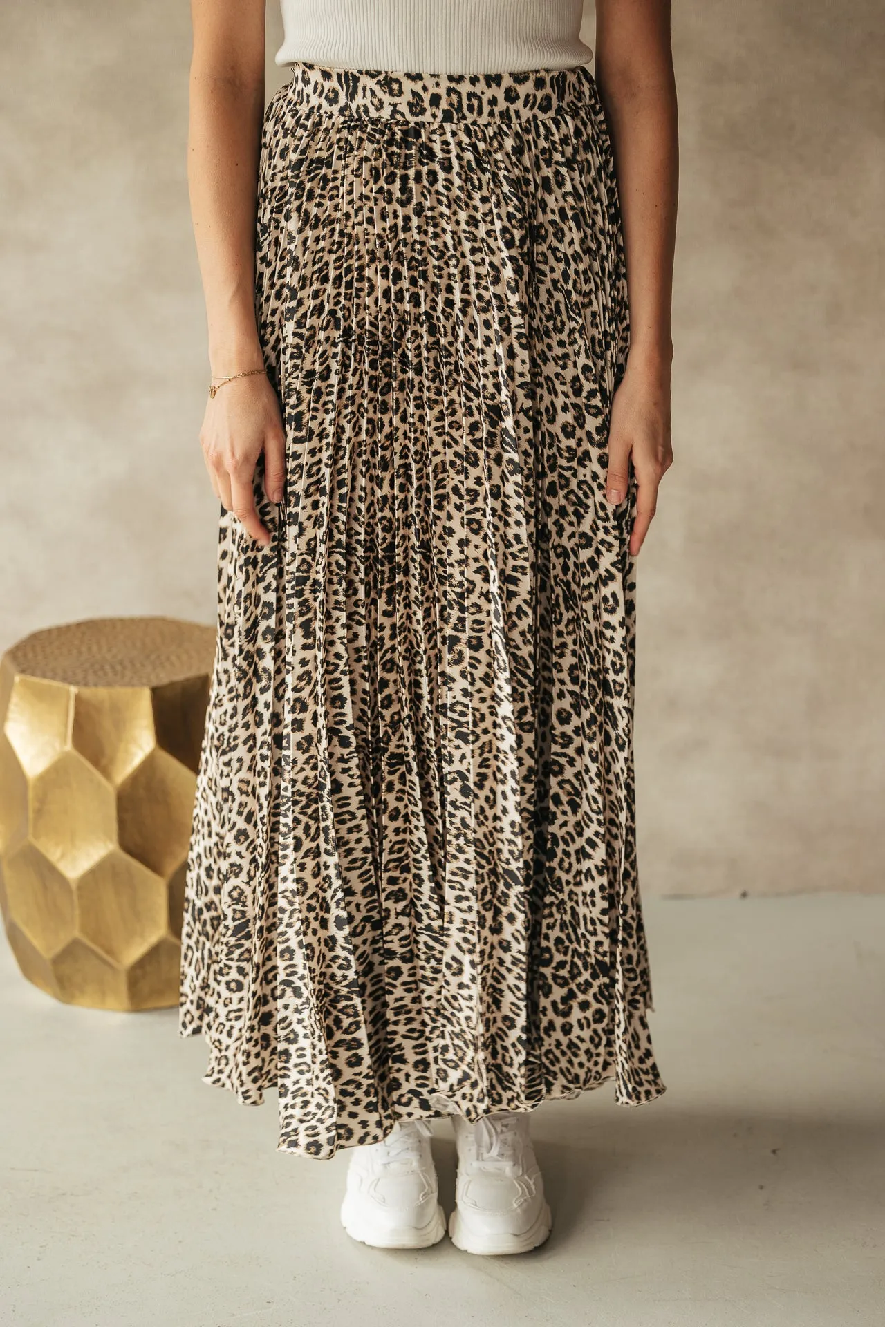 Plisse Panter Print Nova Skirt - Stylish and Versatile