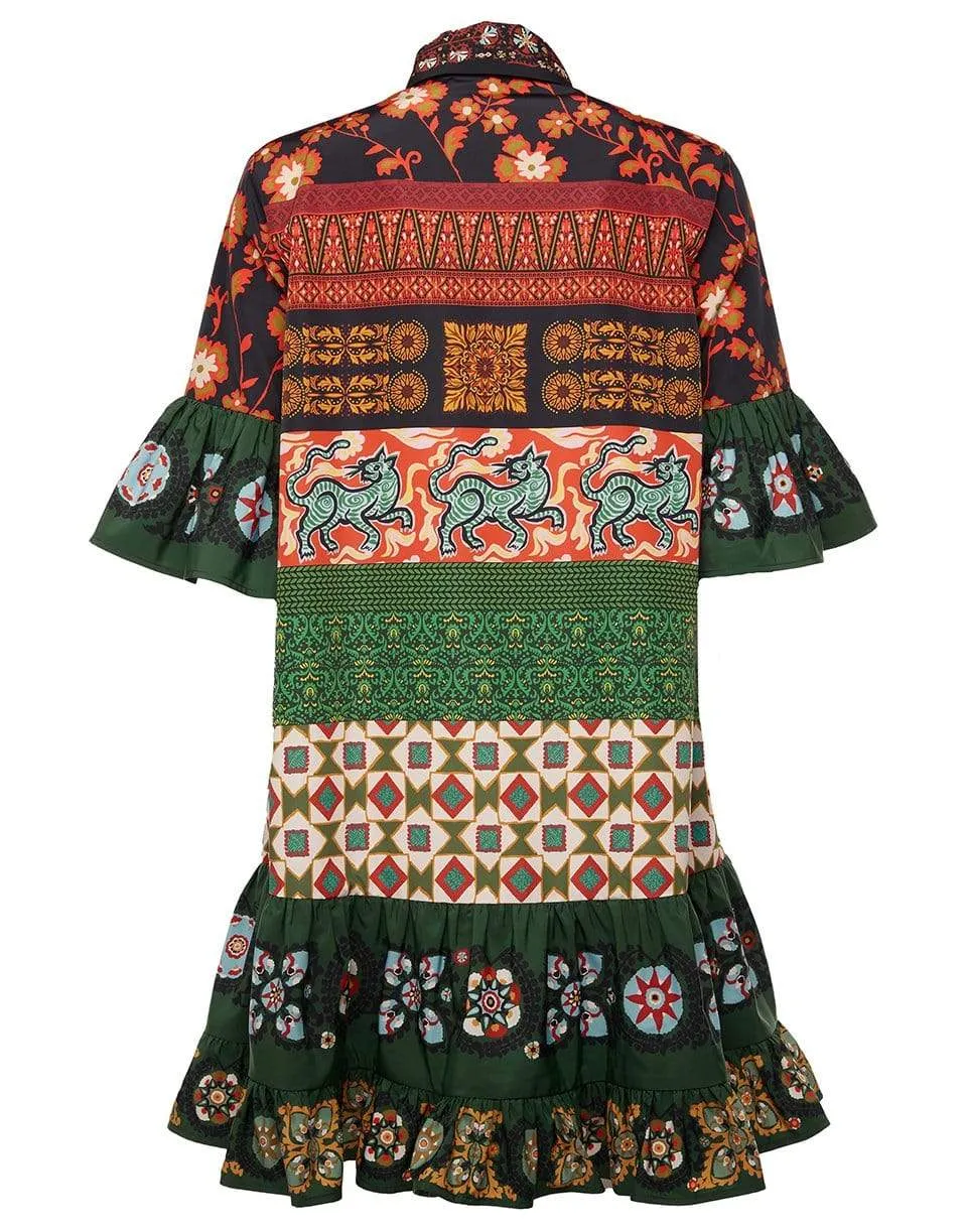 Patchwork Choux Dress
