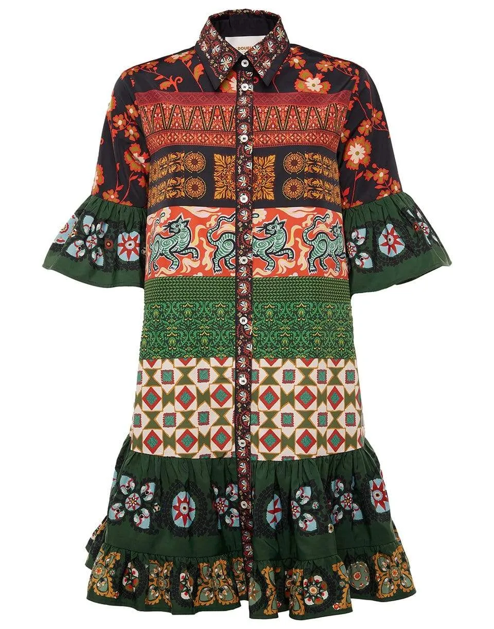 Patchwork Choux Dress