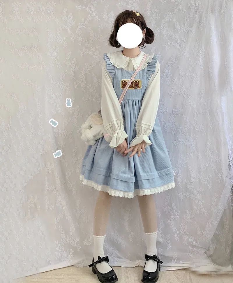 Puffy Pouf Dress With Flying Sleeves