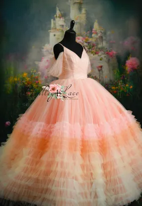 Retired rental euc "Rainbow – Soirée" in Pastels - Floor Length Dress - (14 year-ADULT 0/2)