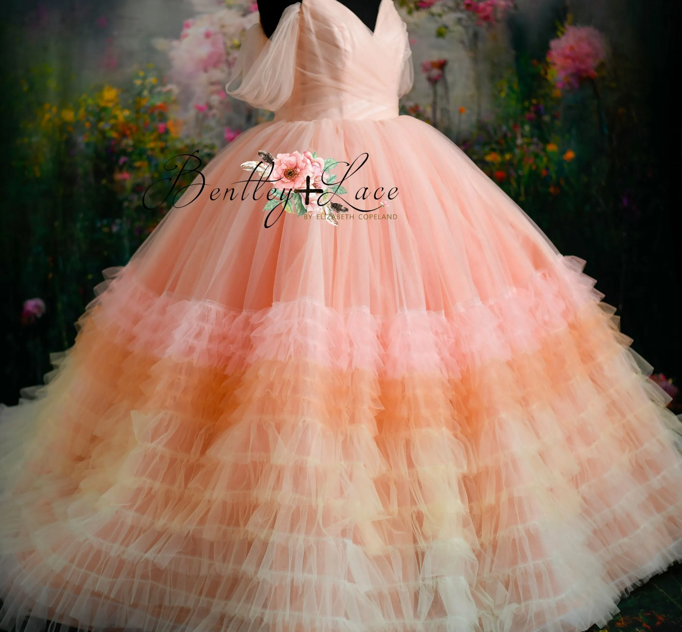 Retired rental euc "Rainbow – Soirée" in Pastels - Floor Length Dress - (14 year-ADULT 0/2)