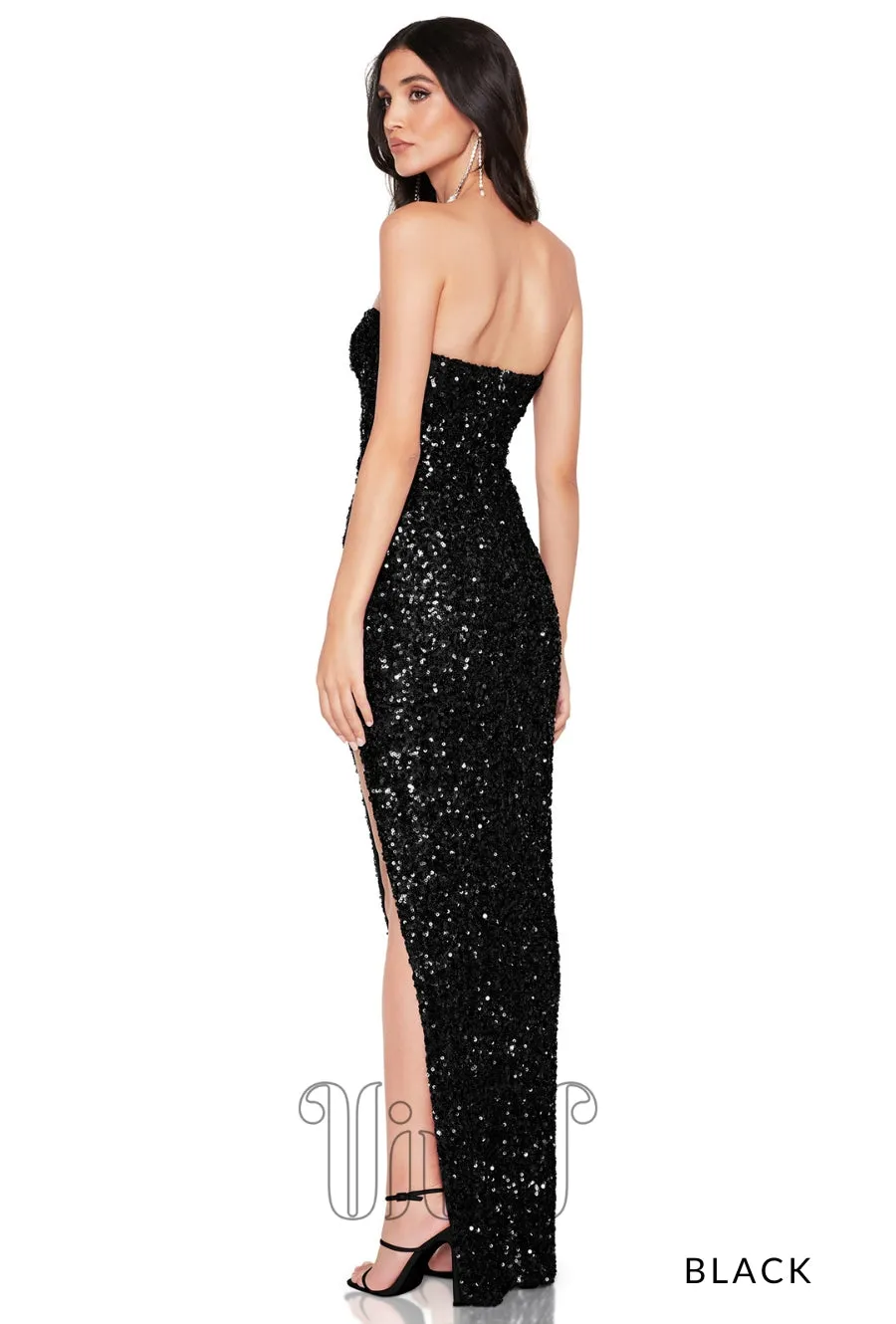 Revel Strapless Gown