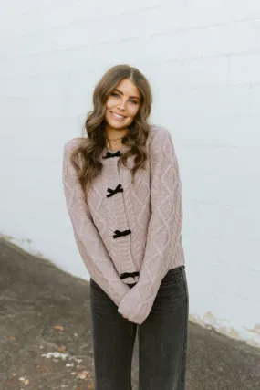 Rose Bow Sweater