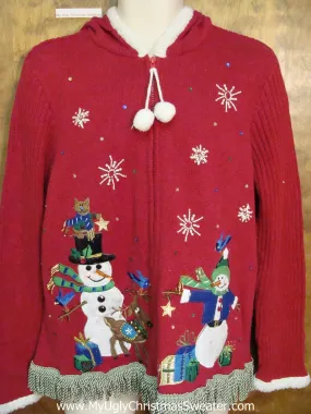 Super Cute Ugly Christmas Sweater Hoody