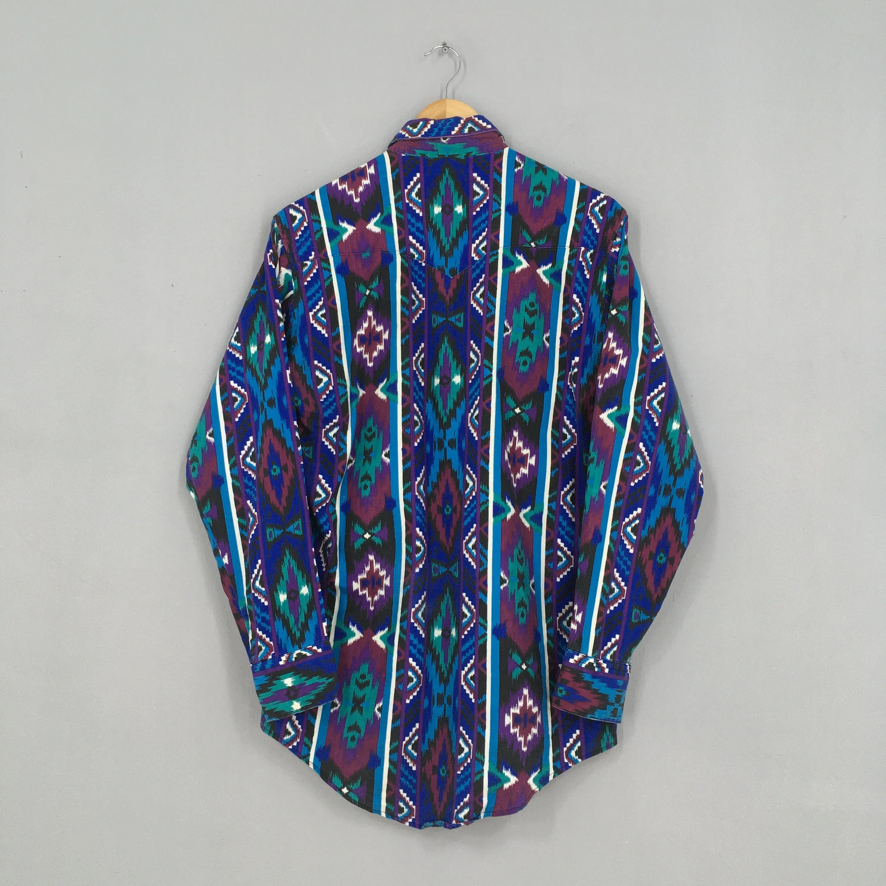 Tribal Aztec Navajo Pattern Party Shirt Medium