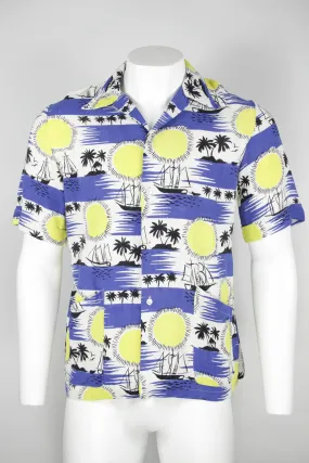 Vintage 40s Hawaiian Shirt - L