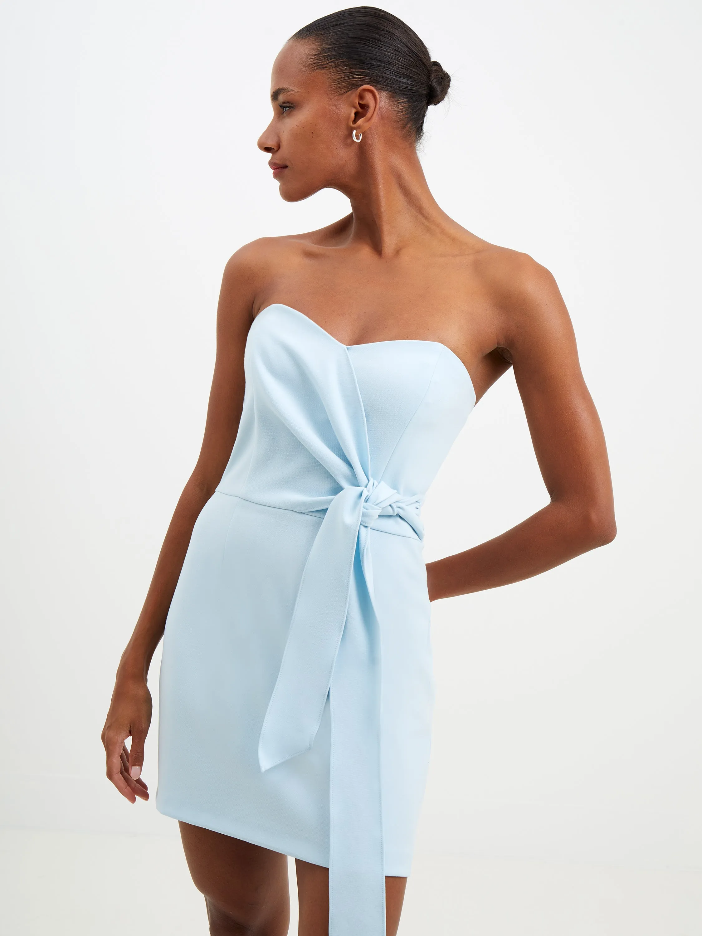 Whisper Strapless Bow Dress