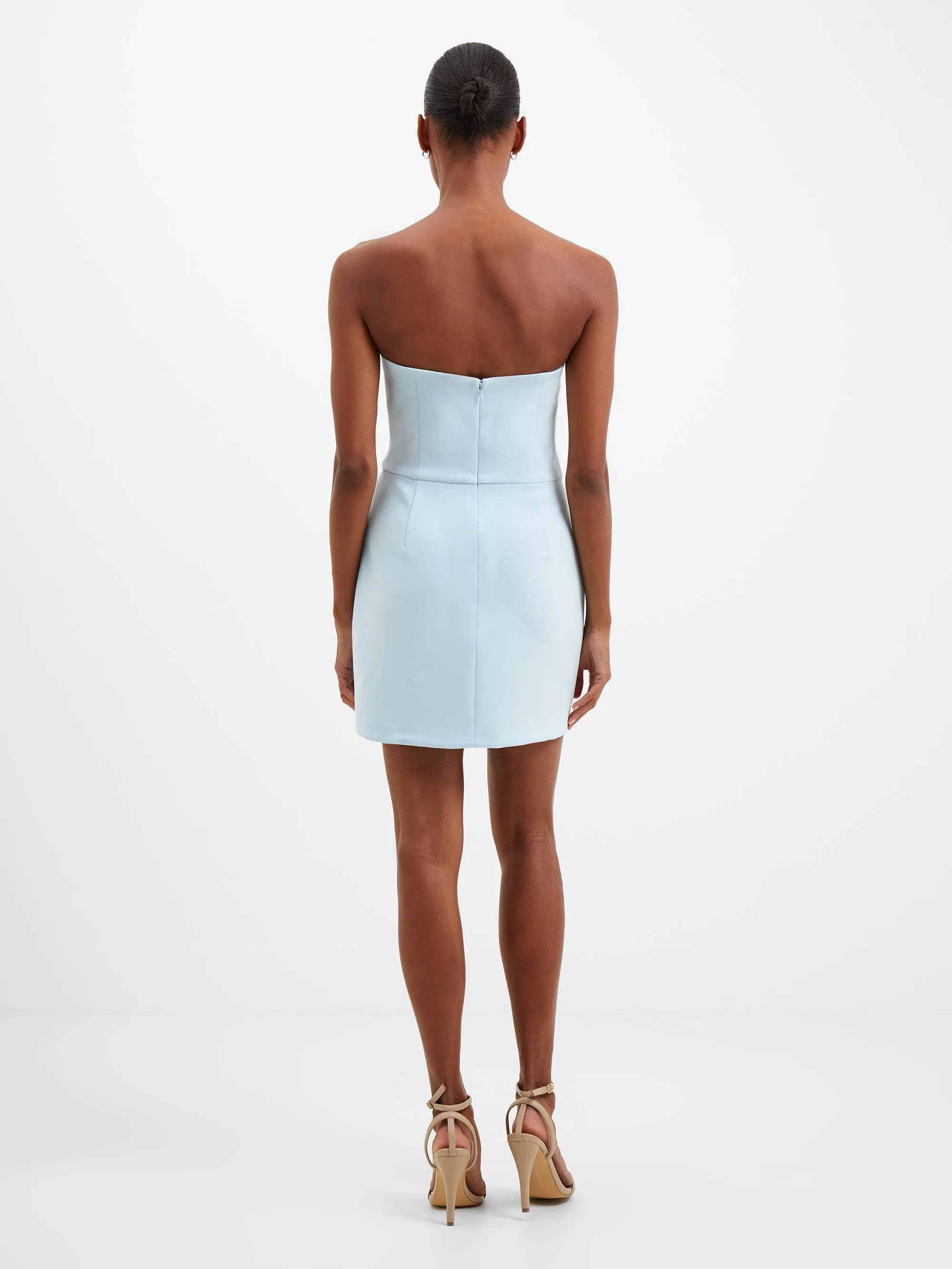 Whisper Strapless Bow Dress