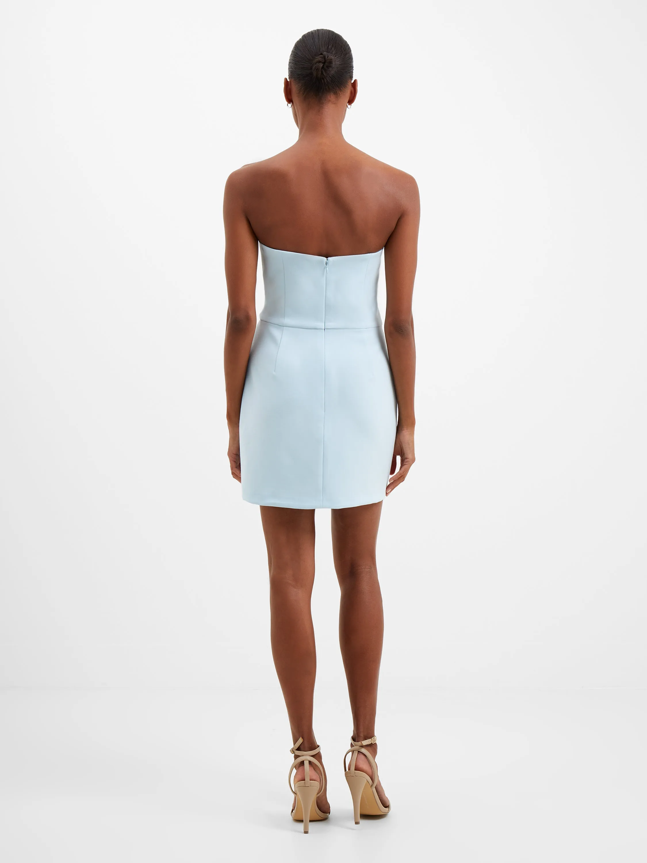 Whisper Strapless Bow Dress
